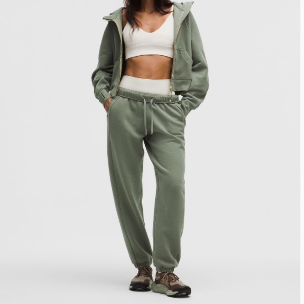 lululemon athletica Willow Leaf Drawstring Joggers L